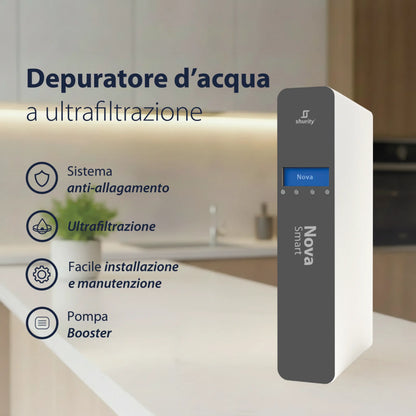 Depuratore Ultrafiltrazione Nova Smart - Sottolavello 2 Vie con Display Digitale