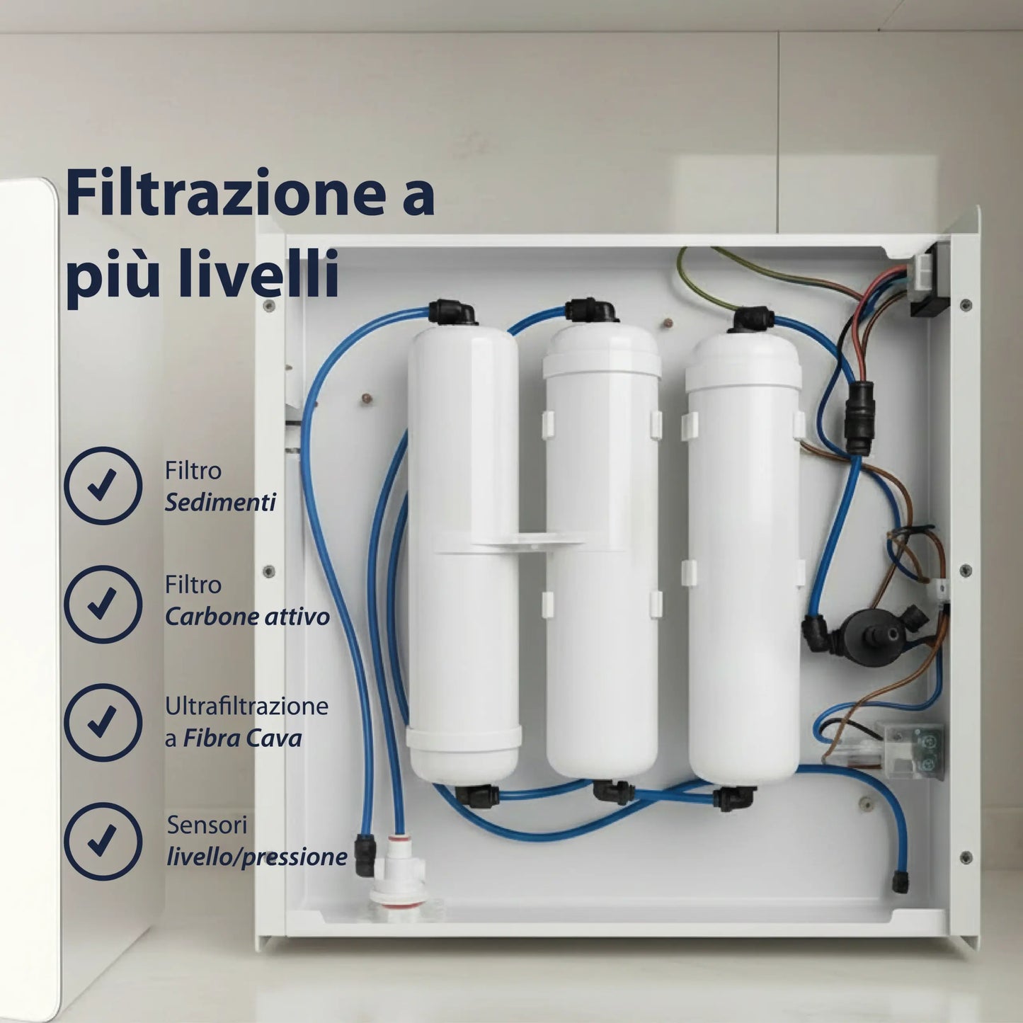 Depuratore Ultrafiltrazione Nova Smart - Sottolavello 1 Via con Display Digitale