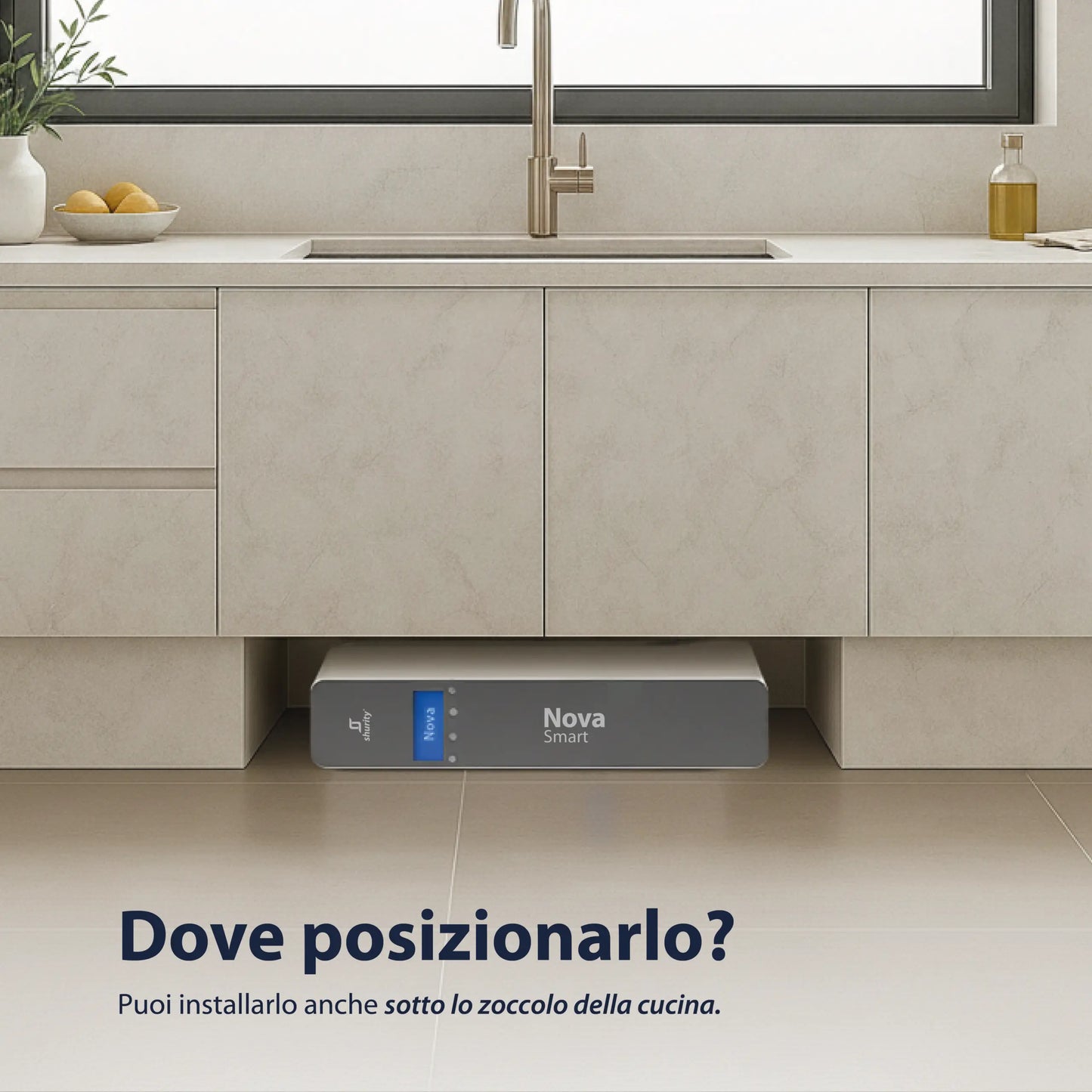 Depuratore Ultrafiltrazione Nova Smart - Sottolavello 1 Via con Display Digitale